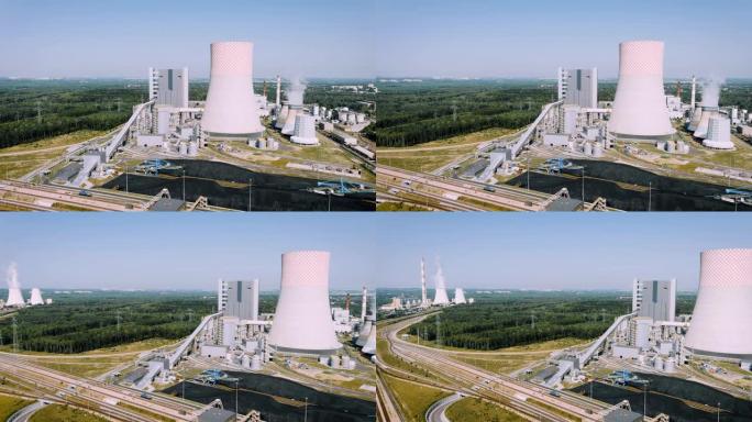 波兰Jaworzno的现代化燃煤发电厂