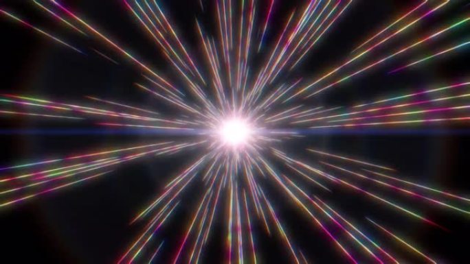 光速能量时间旅行3d动画迷幻视觉空间涡旋传送4k vj循环背景彩色纹理无限空间旅行