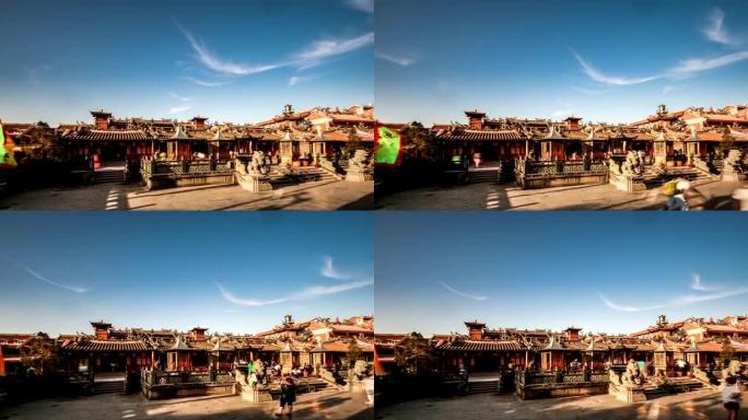 中国泉州-2014年6月4日: 世界文化遗产中国福建省关岳庙