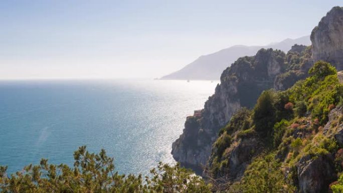 意大利阿马尔菲海岸令人惊叹的高架景观