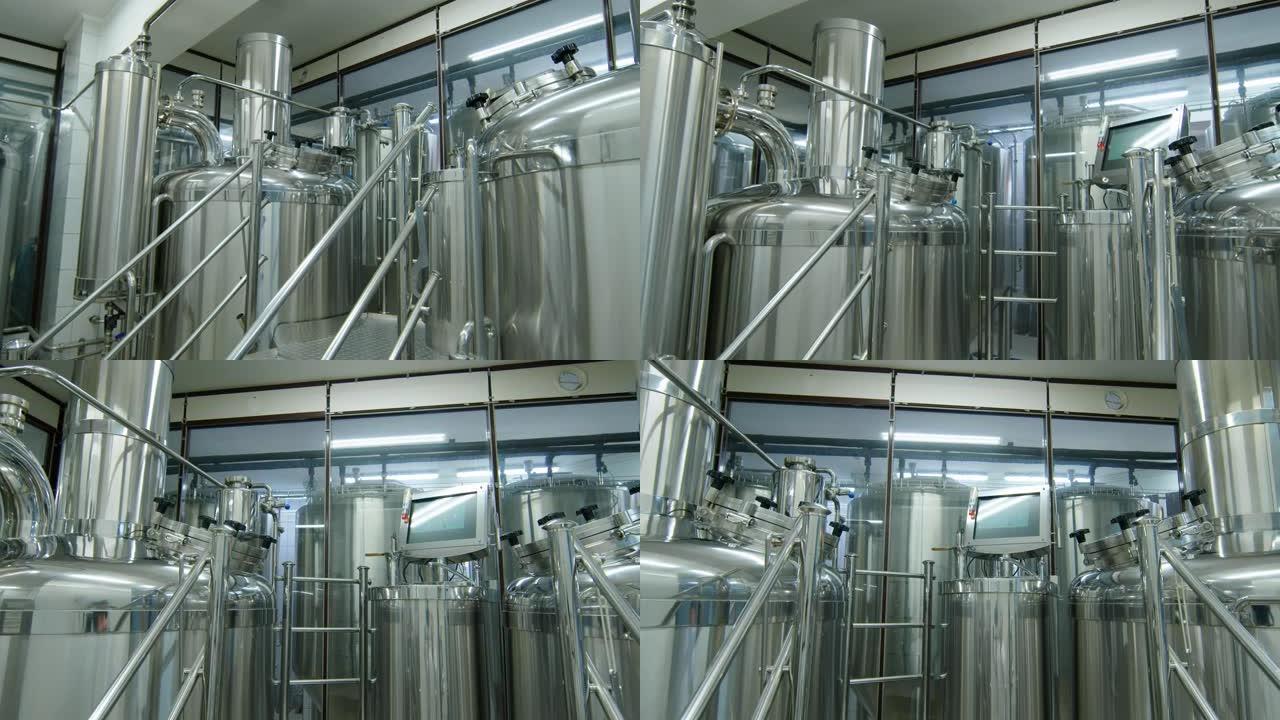 在商业啤酒生产设施中运行的自动啤酒厂