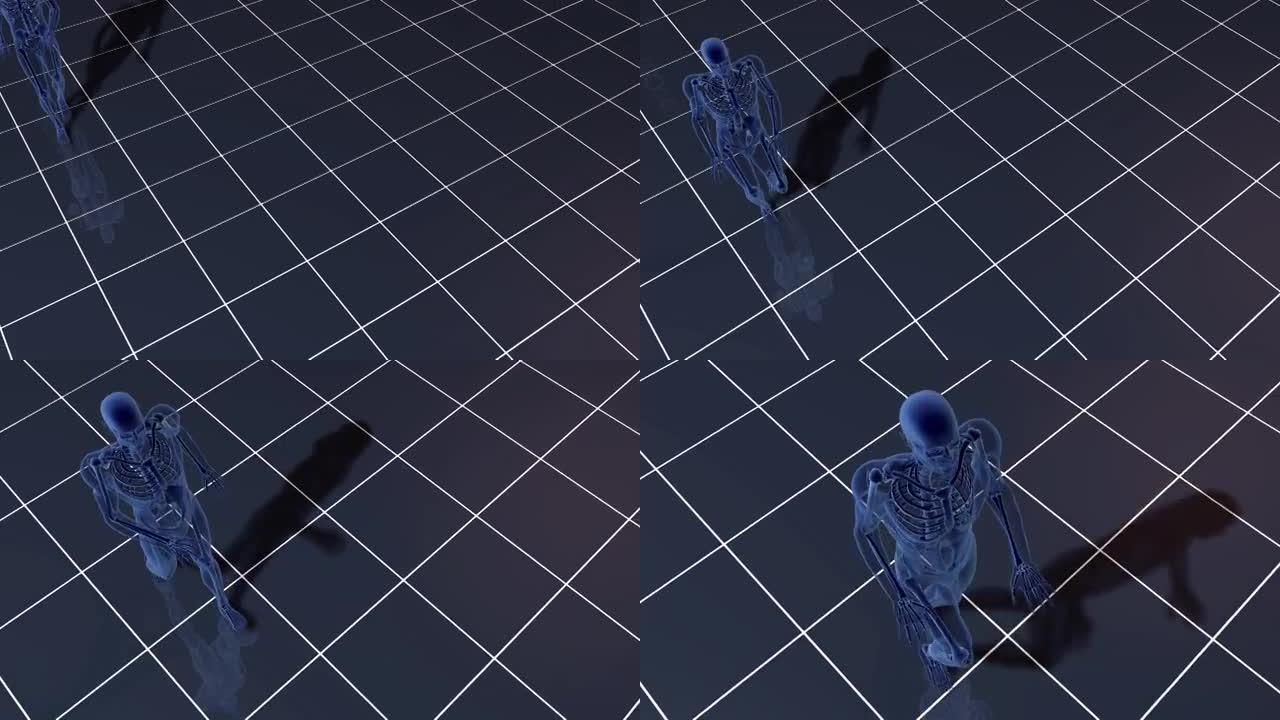 Running Man - Skeleton 1080p HD