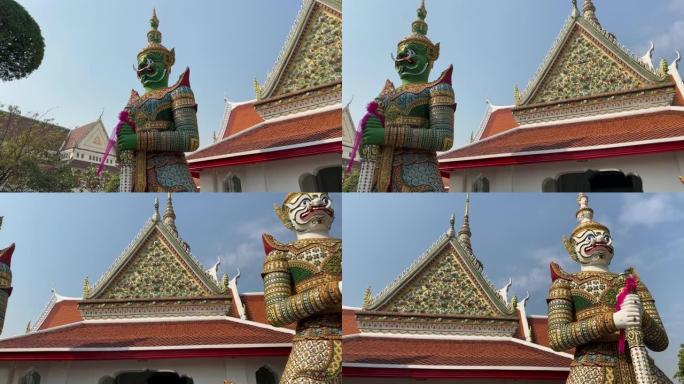 泰国首都的名片是佛教寺庙Wat Arun，黎明寺，它位于湄南河岸边