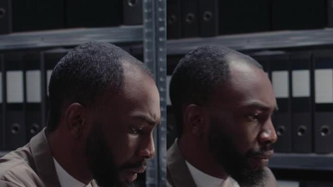 垂直视频: 非裔美国人处理刑事案件的档案