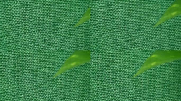 背景从绿色亚麻纺织 (HD 1080/60i)