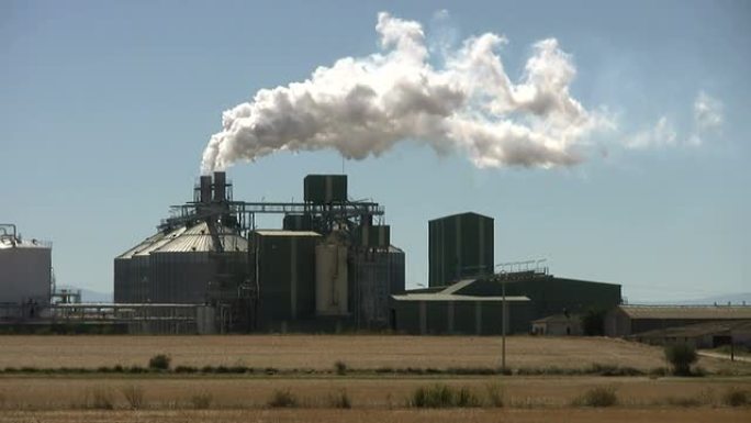 替代能源工厂生物质生态概念谷物工厂