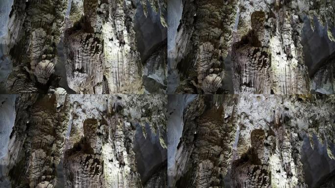 越南Phong Nha-Ke Bang国家公园Phong Nha洞穴内的岩层