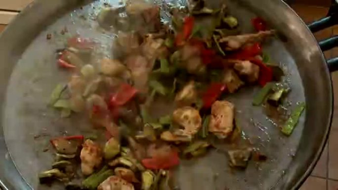 延时肉菜饭
