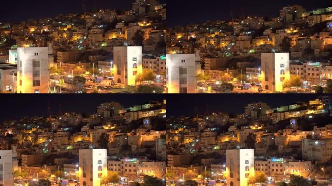 约旦首都安曼市鸟瞰图