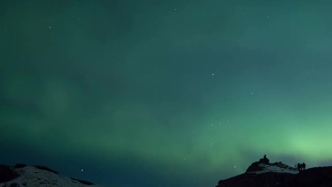 北极光旅游，冰岛熔岩场