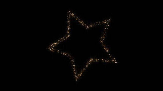 发光的光芒创造了一颗星星，可以用你的标志或标题作为美丽的抽象背景。抽象发光的星星。