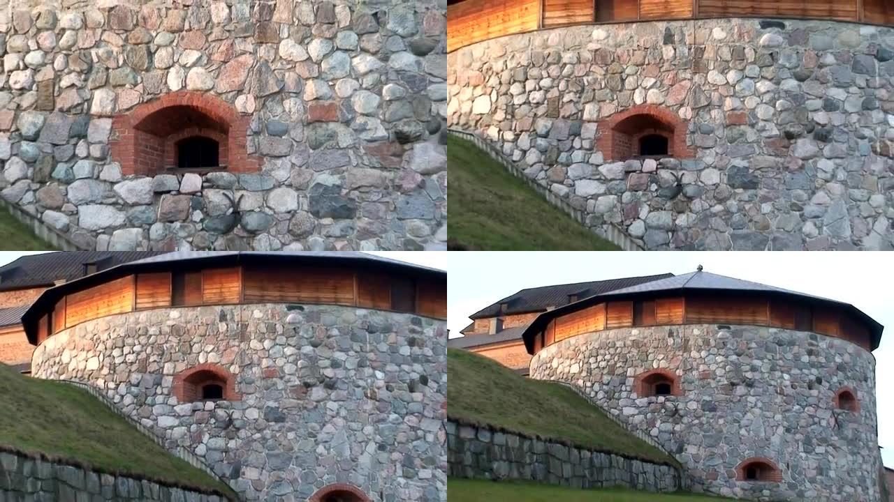 中世纪城堡墙壁和窗户 (HD 1080/50i)