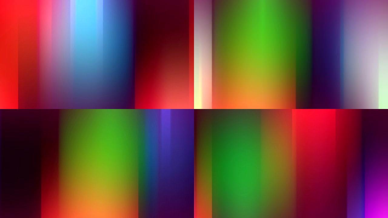 抽象柔和的彩虹色窗帘挥舞风格背景 \ 新质量通用运动动态动画多彩欢乐音乐视频素材
