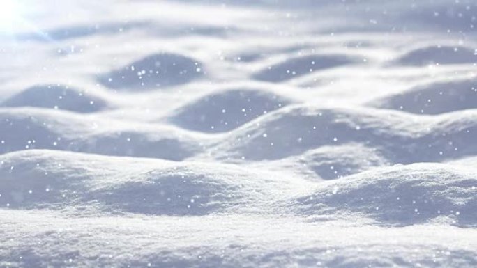雪景。3D照片 (视差)