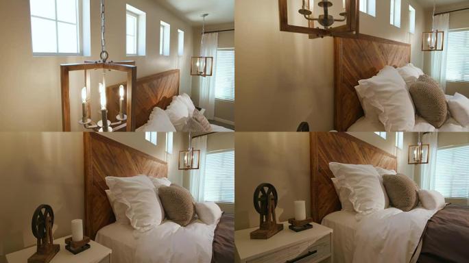 卧室降低床头柜和床角的近光灯