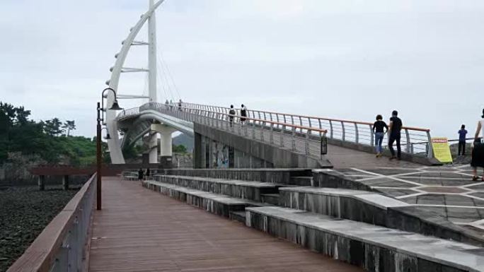 济州saeyongyo桥的延时