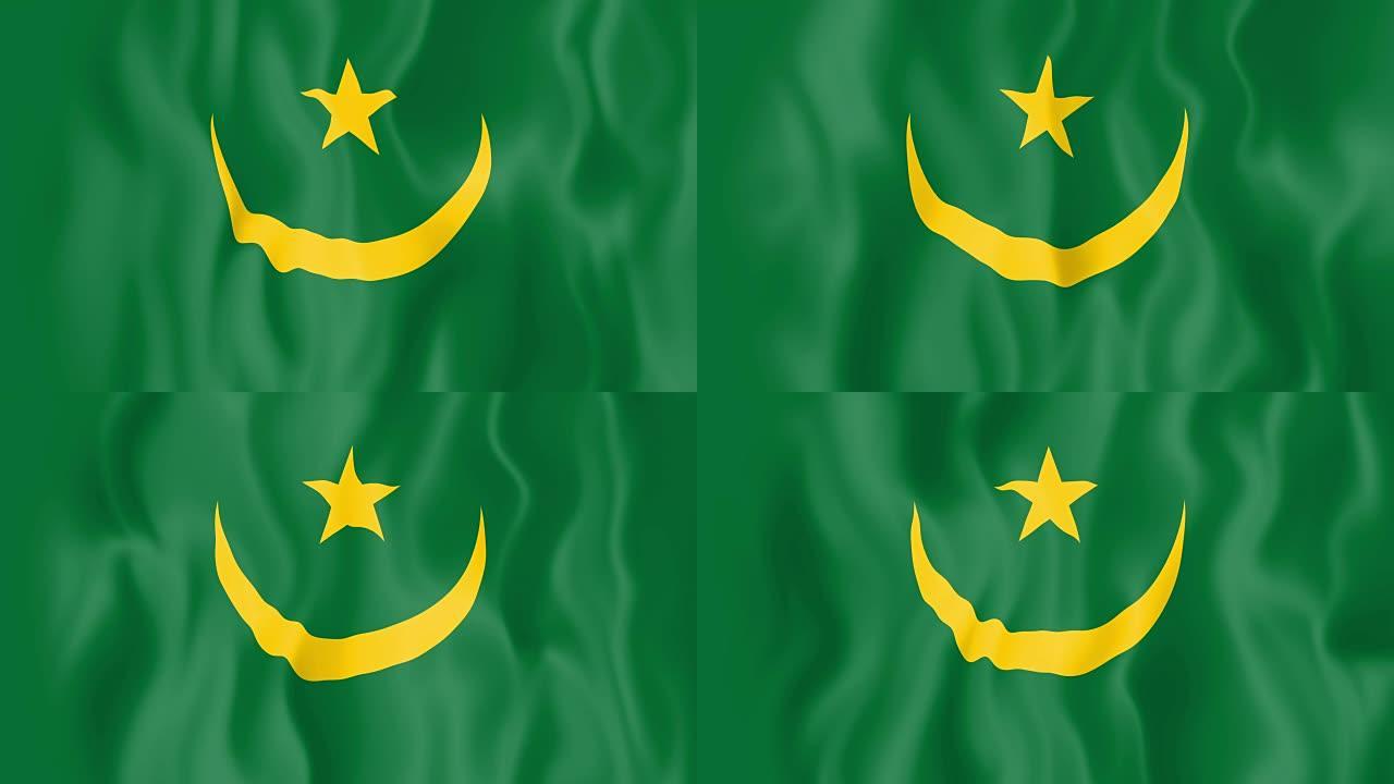 毛里塔尼亚的动画国旗