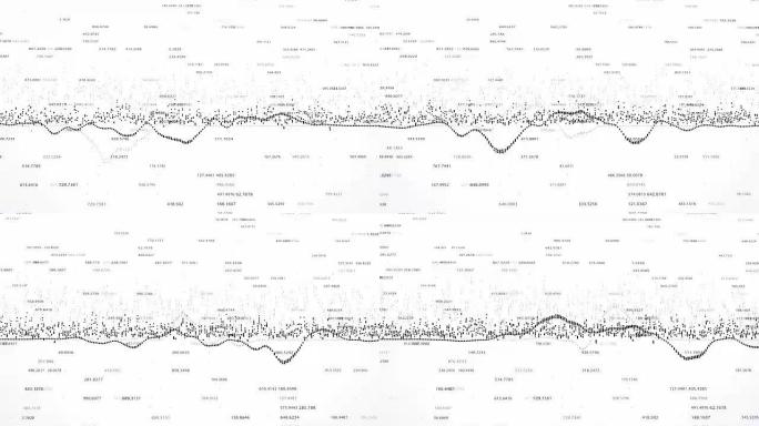 带有成长图表动画的抽象背景
