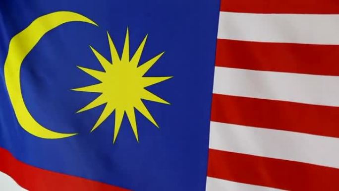马来西亚国旗特写