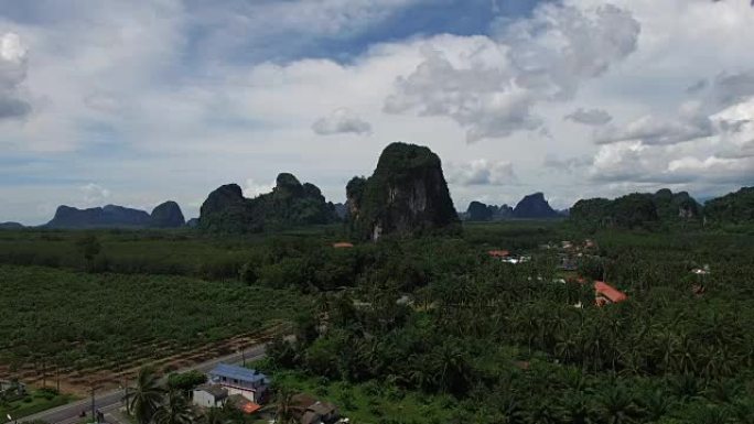 Aerial shot id Krabi Province，泰国