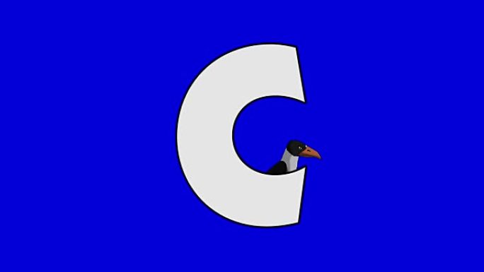 字母C和乌鸦 (背景)
