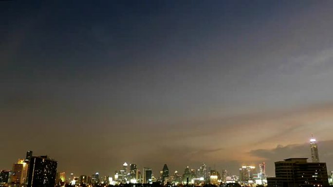 夕阳曼谷市