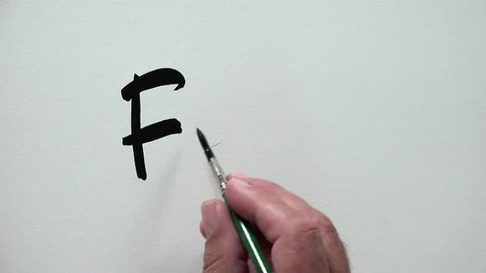 用黑色墨水用法语手写 “FIN”