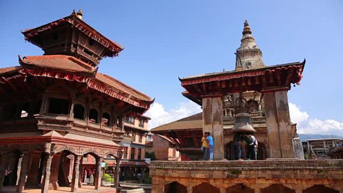 尼泊尔加德满都巴克塔普尔杜巴广场