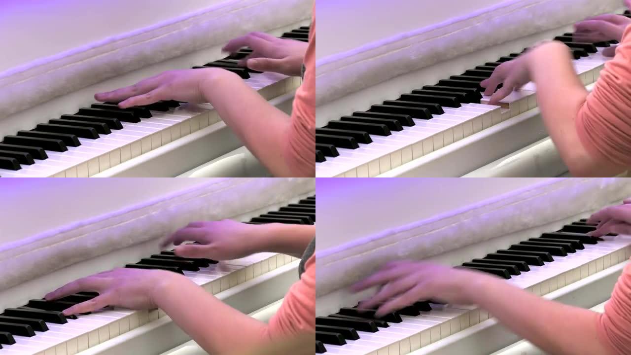 钢琴演奏者/钢琴键盘/钢琴手