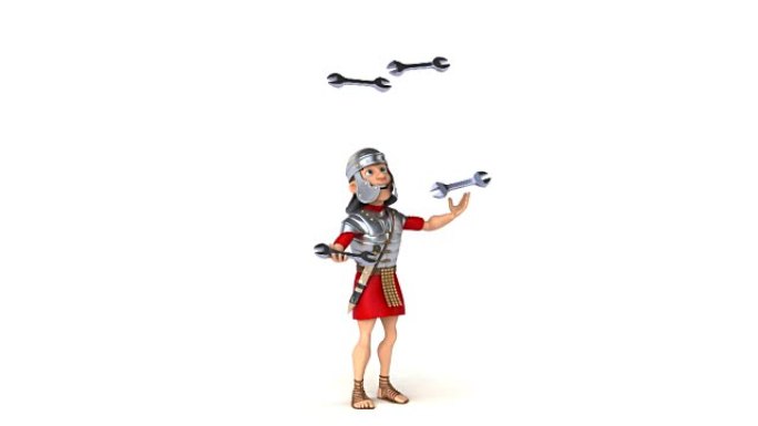 有趣的罗马士兵- 3D动画