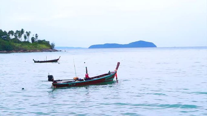 泰国普吉海洋外海渔船