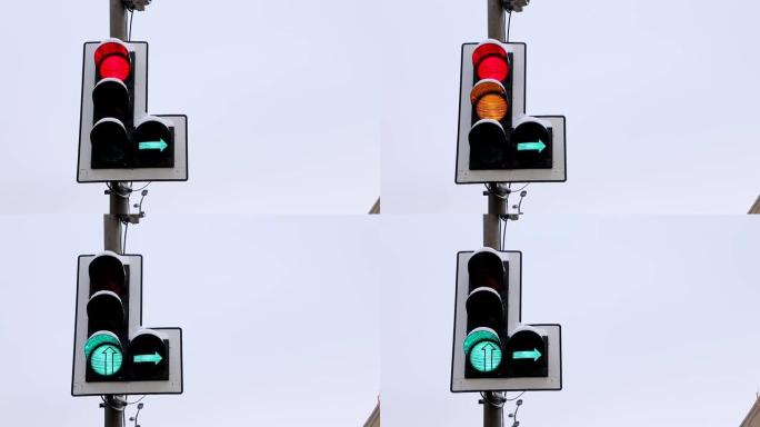 交通信号灯的切换
