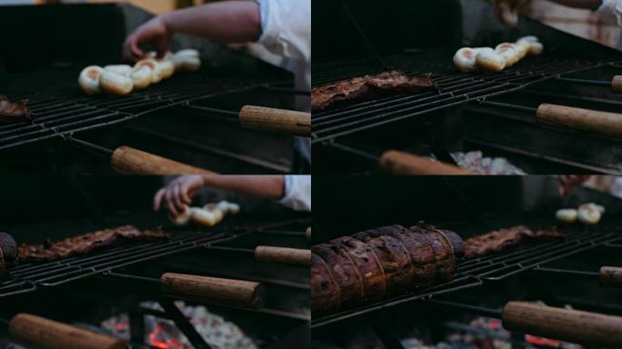 私人聚会中的餐饮