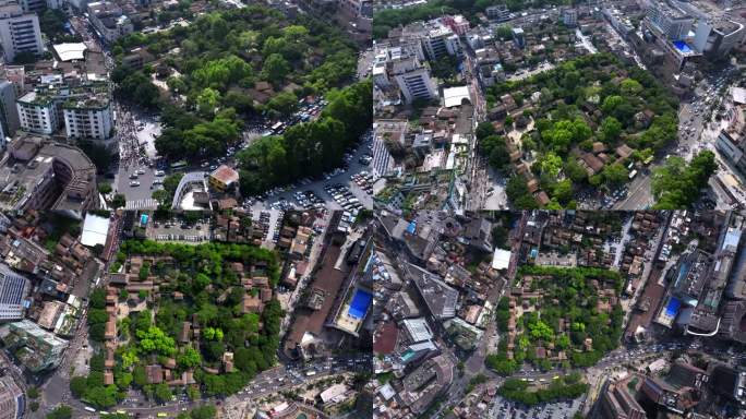 顺德清晖园五一航拍