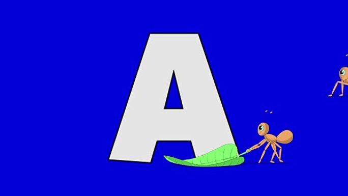 字母A和Ant (前景)