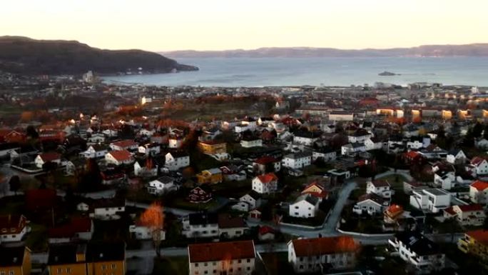 挪威特隆赫姆的景色