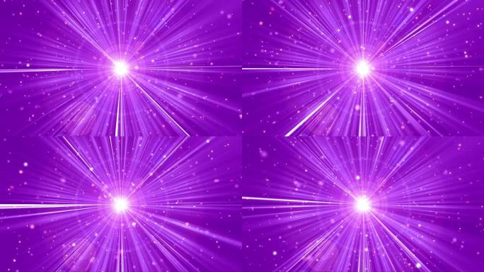 神圣光线紫色可循环背景