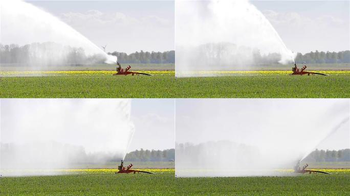 灌溉枢轴枪机喷水