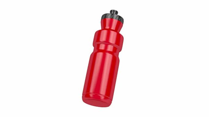 红色塑料水瓶