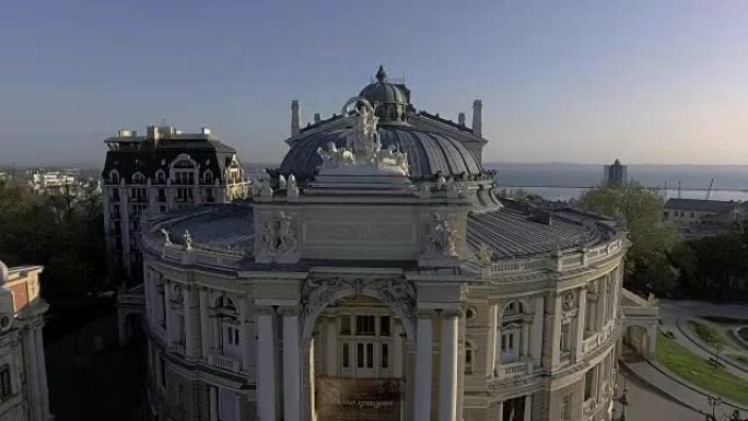 乌克兰敖德萨歌剧院鸟瞰图