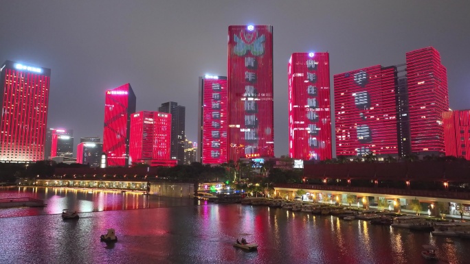 佛山千灯湖夜景