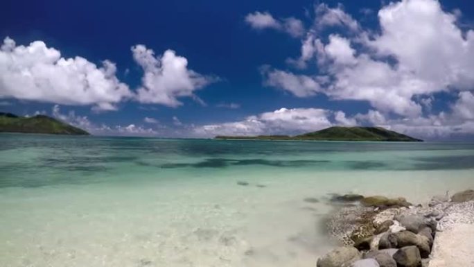 斐济度假胜地的风景
