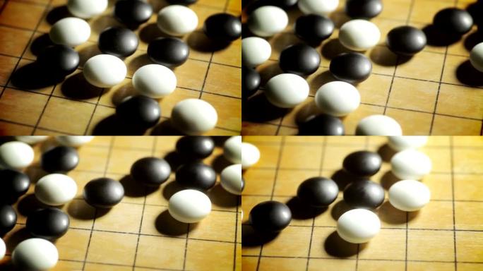 多莉拍摄的围棋棋盘游戏