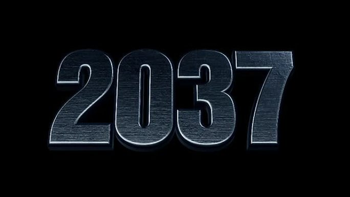 未来电影3d动画文本- 2037