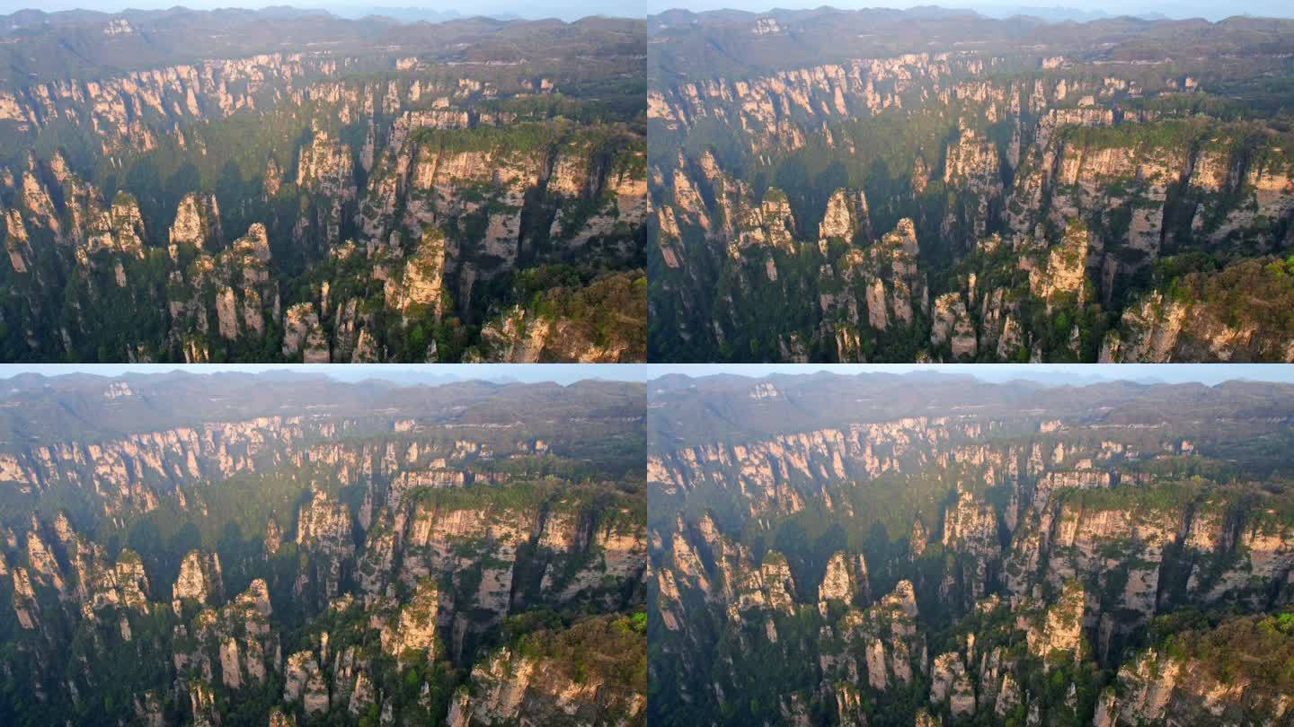 张家界国家森林公园天子山景区航飞视频