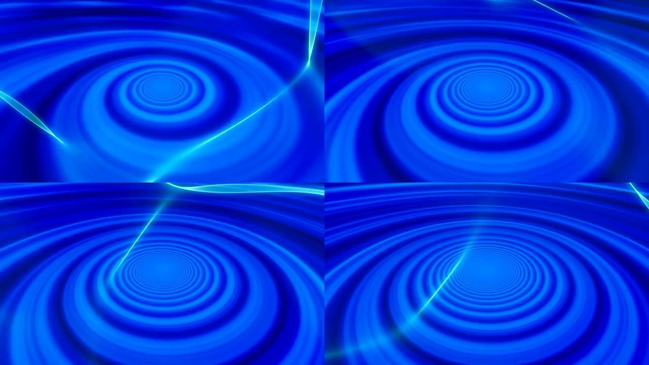 许多运动螺旋蓝波背景