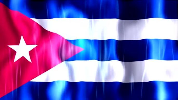 古巴国旗动画