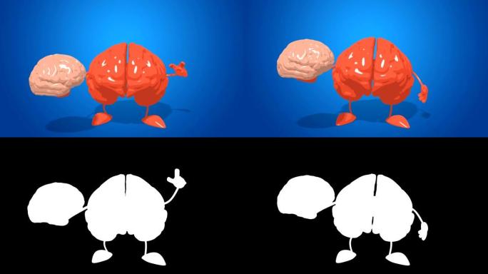 电脑动画-有趣的大脑