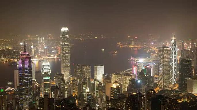 香港山顶之夜