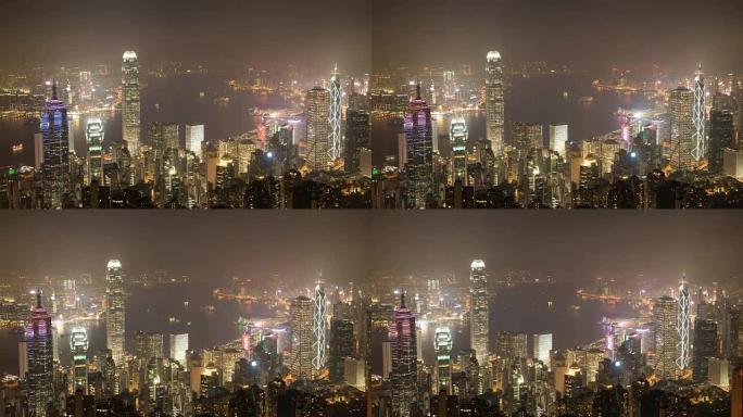 香港山顶之夜